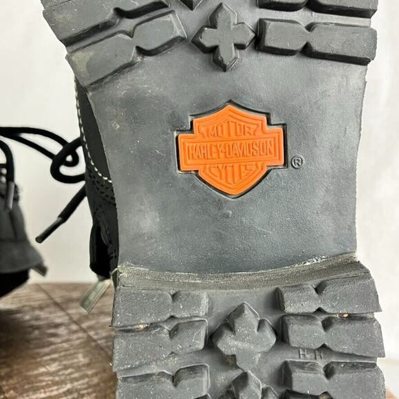Harley Davidson Boots Mens 10.5 Bentler 6 Inch Side Zip Ankle Full Grain Leather main image 5